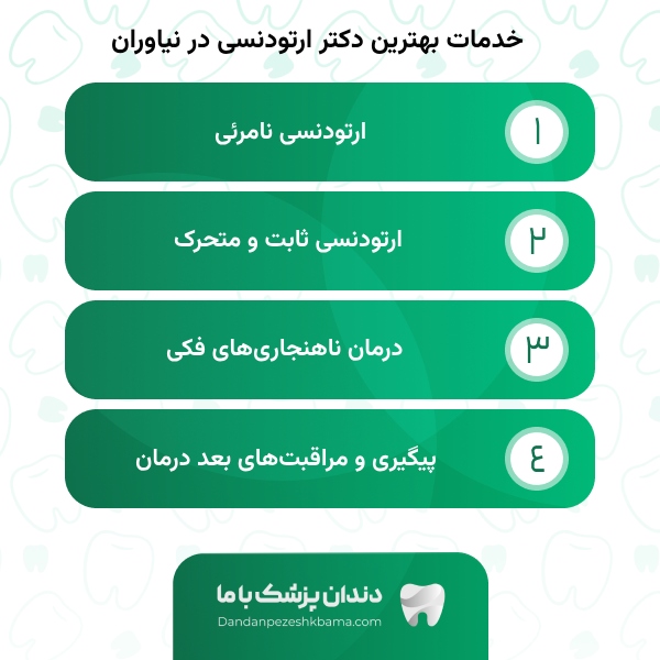 راهنمای انتخاب بهترین دکتر ارتودنسی در نیاوران