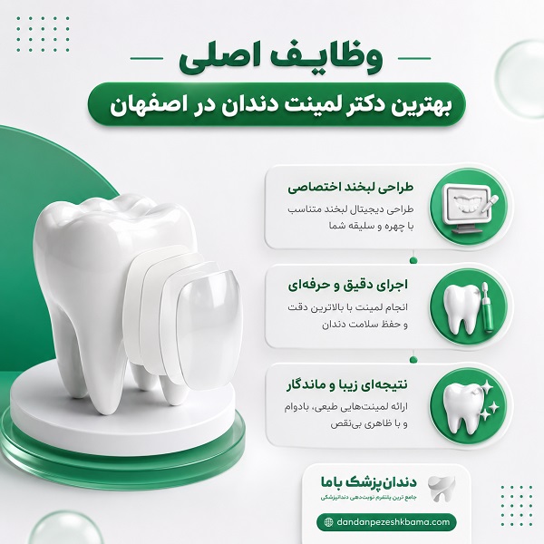 ویژگیهای بهترین دکتر لمینت دندان در اصفهان